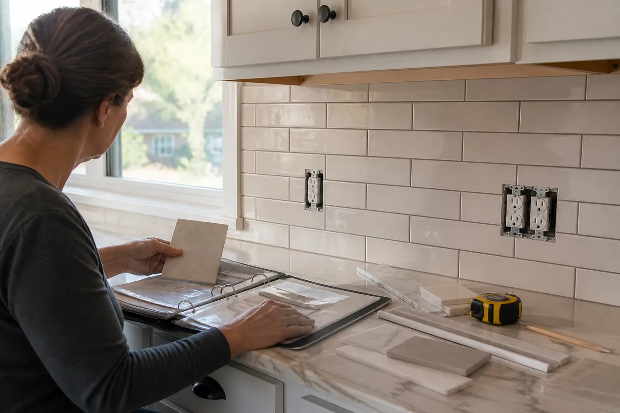 Making Backsplash Edges Look Deliberate